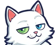 Card & Puzzle mascot cat