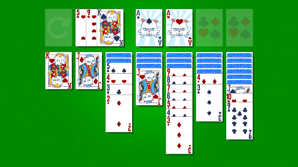 Preview of Klondike Solitaire Turn 3