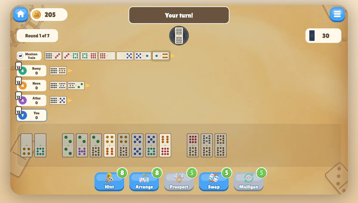 Preview of Mexican Train Dominoes